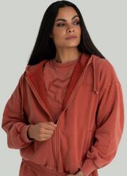GymBeam STRIX Zip Washed női kapucnis pulóver Terra XS