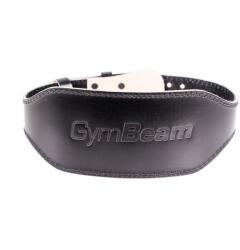 GymBeam Fitness Leather Belt Black XL