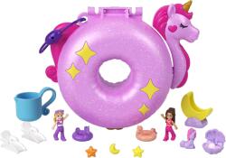 Mattel Mattel Polly Pocket: Kaland a Sparkle Cove-ban - Kompakt egyszarvú felfújható párnán (HKV34)