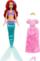 Disney Princess Mattel Disney Hercegnő - 2 az 1-ben sellőlányból hercegnő Ariel (HMG49)