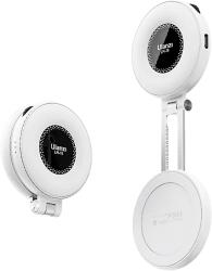 Ulanzi LM19 összecsukható Magsafe csatlakozású LED körlámpa, 400mAh, fehér (UL-L015) (UL-L015)