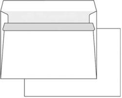  Öntapadós boríték, C5, 162 x 229mm, fehér, Krpa, postai, 50db, 50db