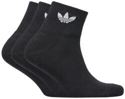 adidas FM0643 közepes bokazokni készlet, 3 pár, férfi, 40-42, fekete (FM0643-40-42)