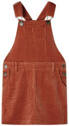 vidaXL Gyerek overall ruha kordbársony Cognac 116 mosógépben mosható 13921 (13921)