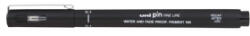 uni Rajzmarker, 0, 1 mm, PIN, fekete (TUPIN01F) (TUPIN01F) - aqua
