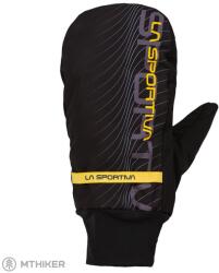 La Sportiva RACE OVERGLOVES ECO kesztyű, fekete/sárga (L)