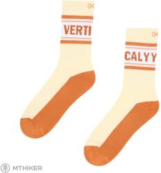 YY Vertical Old School Vibes zokni, narancssárga/fehér (S (EU 35-38))