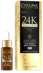 Eveline Cosmetics Eveline 24k Snail&Caviar Anti-Wrinkle Serum Amppoule szérum csigakivonattal 18 ml