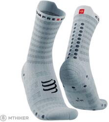 Compressport Pro Racing V4.0 Ultralight Run High zokni, white/alloy (EU (39-41))