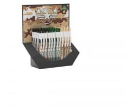 ICO Golyóstoll Military 0, 8 mm kék vegyes minták 1db (9010178003) (9010178003)