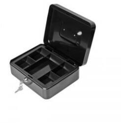 FOROFIS Pénzkazetta 25 cm fekete színben (91623) (91623)