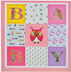 Tradag baby, bagoly, rózsaszín (0100_6087)