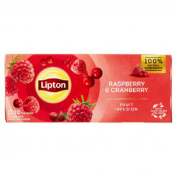 Lipton Málna-Vörösáfonya tea 20 filter (8720608014071)