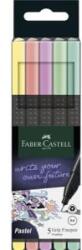 Faber-Castell Tűfilc készlet, 0, 4 mm, 'Grip', 5 különböző pasztell szín (TFC151602) (TFC151602)