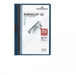 DURABLE Clip-mappa Duraclip A/4 30 lapig sötétkék (220007) (220007)