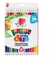 ICO Színes ceruza Süni kétvégű 18/36 hárromszögletű (7140152001) (7140152001)