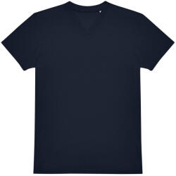 B and C #E150 V T-Shirt TU008 Navy L