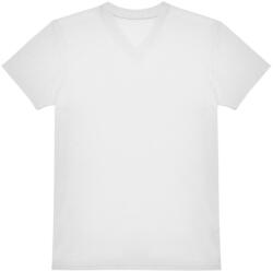 B and C #E150 V T-Shirt TU008 White XL