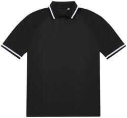 B and C Active Polo PG001 Black M