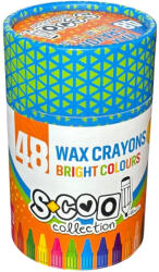 S-COOL Creioane cerate S-COOL SC1706, 48 culori (SC1706)