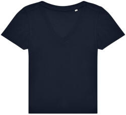 B and C #E150 V T-Shirt /women TW001 Navy S