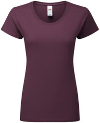 Fruit of the Loom Ladies' Iconic 195 Ringspun Premium T 61-424-0 Dark Plum M