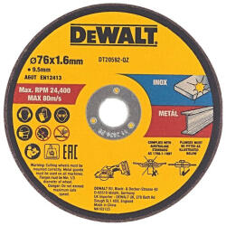 DEWALT 75 mm DT20592-QZ Disc de taiere