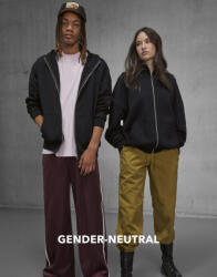 B&C Collection Influence Zip Hood WG003 Black L