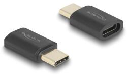 Delock Adaptor USB 40 Gbps USB Type-C PD 3.1 240 W cu mufă - cu manșon, port saver 8K 60 Hz