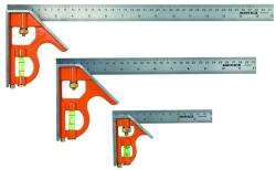  Kombinált Derékszög Vízmértékkel - 300 mm