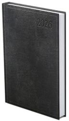 TopTimer Határidőnapló TOPTIMER Traditional T021 A/5 napi fehér lapos fekete 2026. T021T-003 (T021T-003)