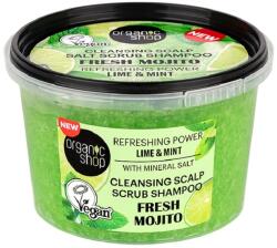Organic Shop Șampon-exfoliant de curățare pentru scalp Fresh Mojito, 250 ml