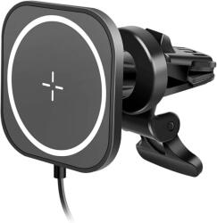 LogiLink CAR HOLDER LOGILINK, wireless magnetic, 1 x USB-A, max. 18 W, grade, negru, PA0329 (PA0329)