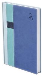 TopTimer Határidőnapló TOPTIMER Vario V021 A/5 napi fehér lapos világoskék-türkiz-kék 2026. T021V-00T (T021V-00T)