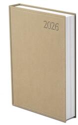 TopTimer Határidőnapló TOPTIMER Traditional T020 B/5 napi fehér lapos bézs 2026. T020T-007 (T020T-007)