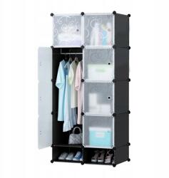 Timeless Tools Műanyag elemes szekrény-fekete (HOP1000976-2)