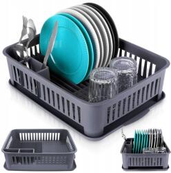 ORION Csepegtető Szárítógép álló pult edények tányérok evőeszközök szürke műanyag (8682013105686)