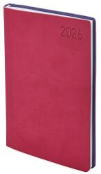 TopTimer Határidőnapló TOPTIMER Madeira M011 B/5 heti fehér lapos rózsa-lila 2026. T011M-0EL (T011M-0EL)