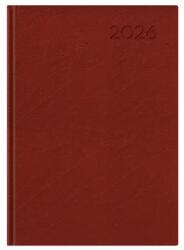 TopTimer Naptár, tervező, A5, napi, TOPTIMER, "Economic", bordó 26E021E-002 (26E021E-002)
