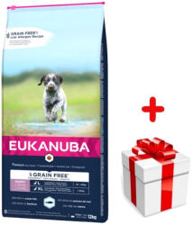 EUKANUBA EUKANUBA Puppy&Junior Large Breeds Grain Free 12kg + ingyenes kutya meglepetés