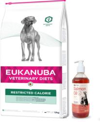 EUKANUBA Eukanuba Restricted Calorie 12kg + LAB V Lazacolaj kutyák és macskák számára 500ml
