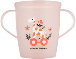 Canpol babies Чаша с дръжки Canpol - Tоys, 250 ml, 12 m+, Розова (2/101_pin)