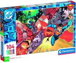 Clementoni DC Comics Superman 104db-os Supercolor puzzle - Clementoni (25074C) - jatekshop