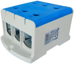 OMU System TUK635240N 6x35-240mm2 CU 425A, AL 380A 1 pólusú kék csatlakozókapocs sorkapocs (TUK635240N)