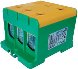 OMU System TUK635150PE 6x35-150mm2 (CU: 425A, AL: 380A) 1pol. zöld-sárga csatlakozókapocs TUK635150PE