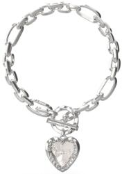 Guess Bratara Guess Mon Amor cu inima si cristale JUBB04599JWRH