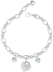 Guess Bratara Guess Crazy in love cu inimi si cristale JUBB05211JWRH