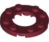 LEGO® Placa rotunda 4 X 4 cu gaura 2 X 2 (6532411)