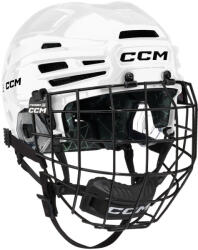 CCM Cască de hochei FTW Combo White Senior XS/S