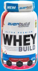 Everbuild Nutrition - Ultra Premium Whey Build - 2 Lbs - Strawberry Banana Smoothie íz - 908 G